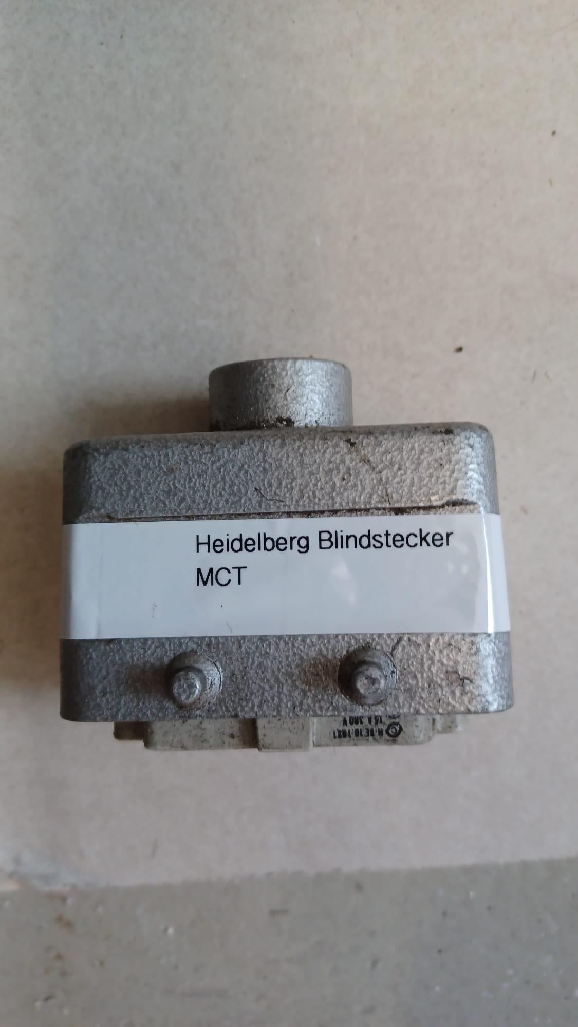 Heidelberg dummy plug MCT